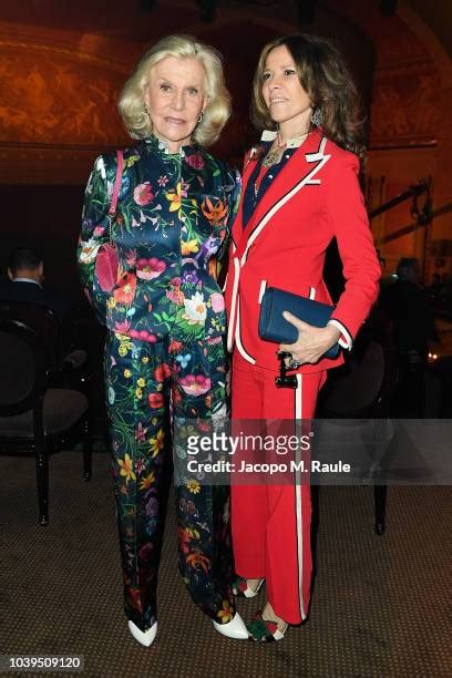 Marina Cicogna and Benedetta Cicogna attend the Gucci show 